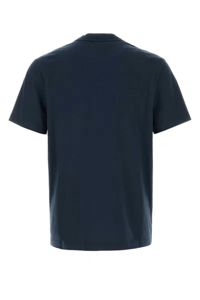 A.p.c. Cotton Crew Neck Short Sleeve T-shirt In Blue