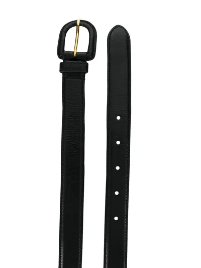 Prada Half Loop Belt In Black