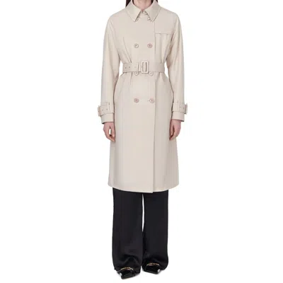 Herno Trench Coat In White