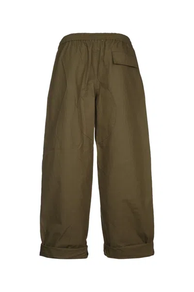 Acne Studios Shorts Multiple Pockets Rolled Cuffs Design In Green