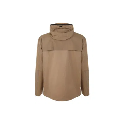 Herno Cargo Cotton Jacket In Brown