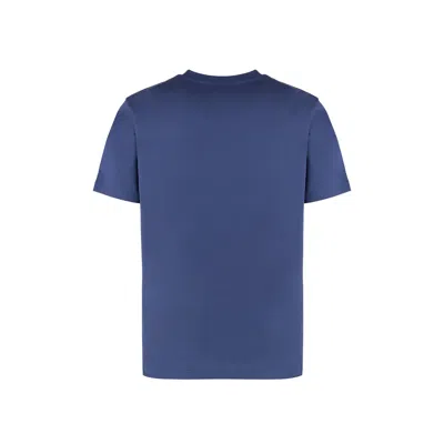 Off-white Color-blocking Short-sleeved Shirts In Blue