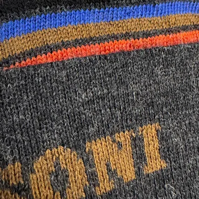 Missoni Gray Wool Beanie In Multi