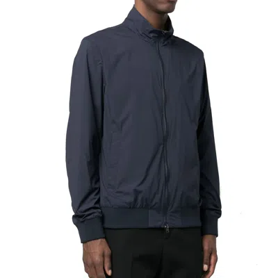 Herno Bomber Jacket In Blue