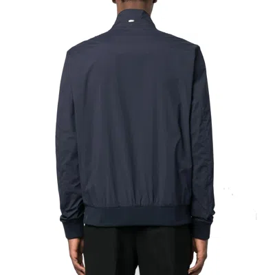 Herno Bomber Jacket In Blue