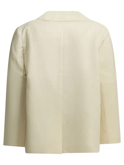 Brunello Cucinelli Double-breasted Buttoned Blazer In Neutral