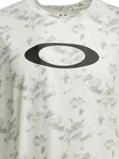 Oakley Enhance Qdevo Graphic Print T-shirt In White
