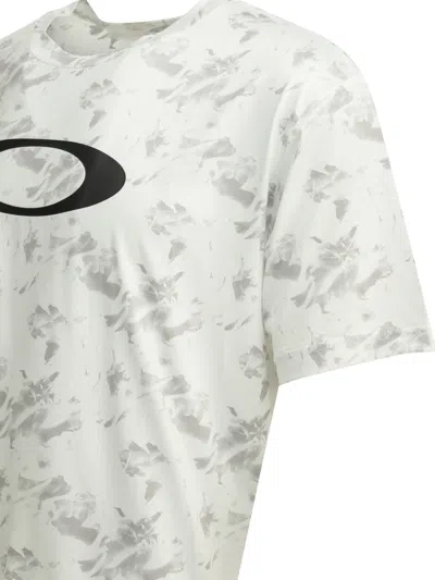 Oakley Enhance Qdevo Graphic Print T-shirt In White