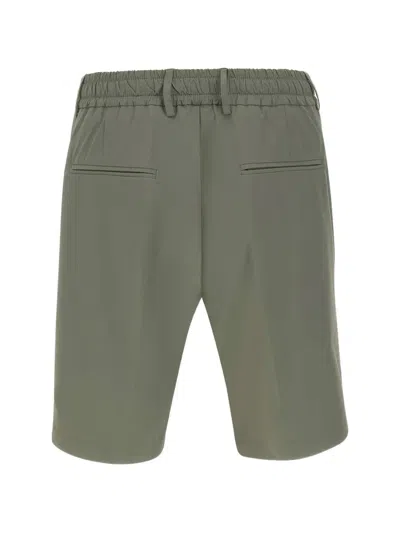 Diktat Tech Drawstring Elasticated Shorts In Green