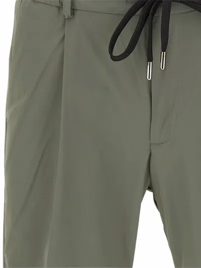 Diktat Tech Drawstring Elasticated Shorts In Green