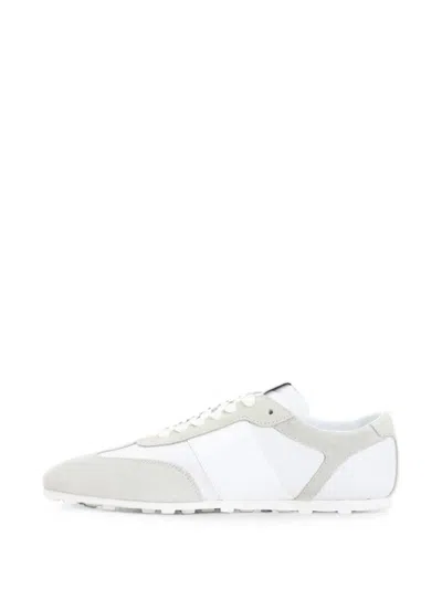 Marni Lily White Light Grey Leather Sneakers In White