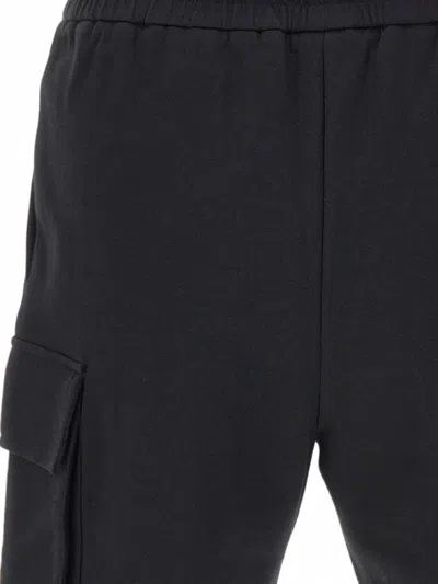 Diktat Drawstring Cargo Shorts In Black