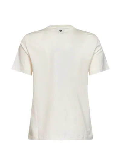 Weekend Max Mara Text-print Jersey Cotton T-shirt In White