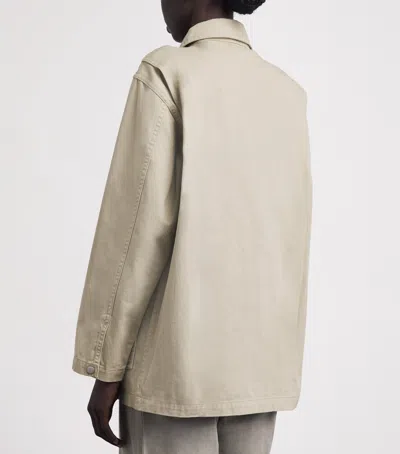 Still Here Cotton Barn Jacket In Neutral