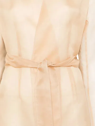 Antonelli Giacca Belted Jacket In Neutral