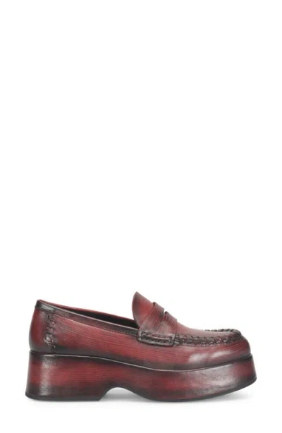 Kork-ease Women's Pixie Loafers In Dark Red Brick In Red