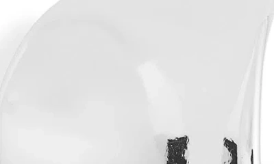Leith Smooth Curve Hoop Earrings In Silver