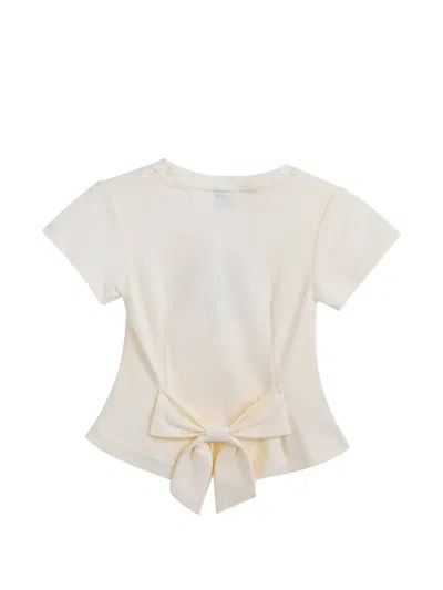 Mimi Tutu Mali Tee With Bow Back In White