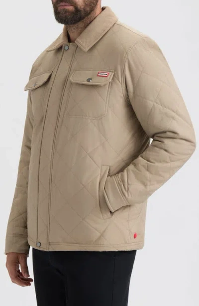 Hunter Bell Quilted Barn Jacket In Brown