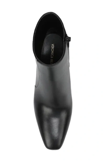 Veronica Beard Cassina Block Heel Bootie In Black