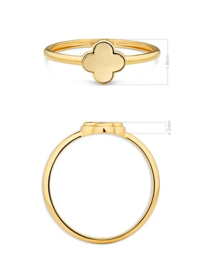 Devata Clover Ring In Gold