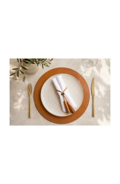 Korchmar Nelson Leather Circular Placema