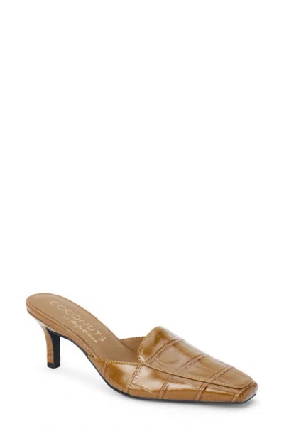 Coconuts By Matisse Davey Kitten Heel Mule In Brown