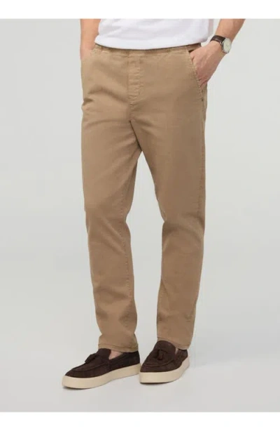 Duer Flextwill Relaxed Pull On Pant In Brown