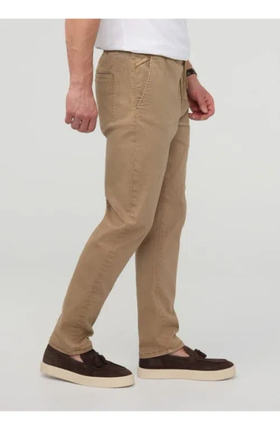 Duer Flextwill Relaxed Pull On Pant In Brown
