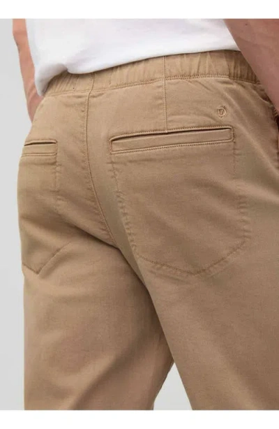 Duer Flextwill Relaxed Pull On Pant In Brown