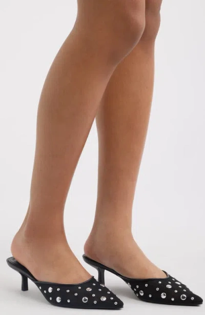 Open Edit Carmen Mule Pump In Black