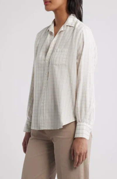 Frank & Eileen Eileen Relaxed Button-up Shirt In White