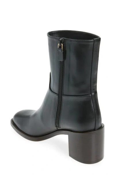 Stuart Weitzman Maris Zip Bootie In Black