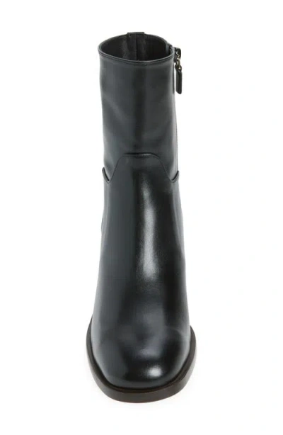 Stuart Weitzman Maris Zip Bootie In Black