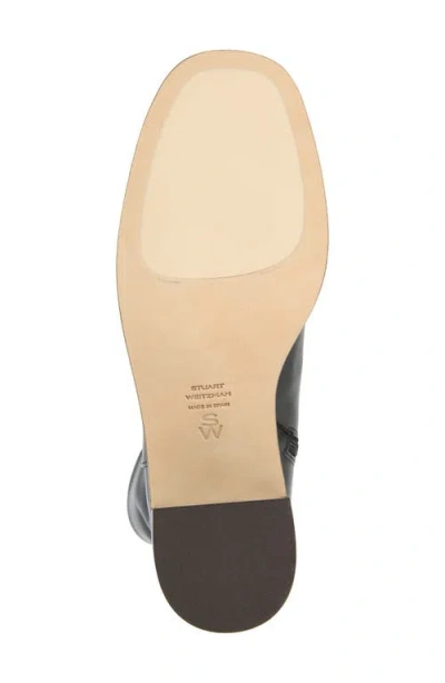 Stuart Weitzman Maris Zip Bootie In Black