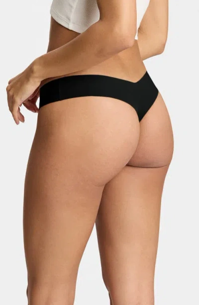Commando Microfiber Assorted 3-pack Thongs In Multi
