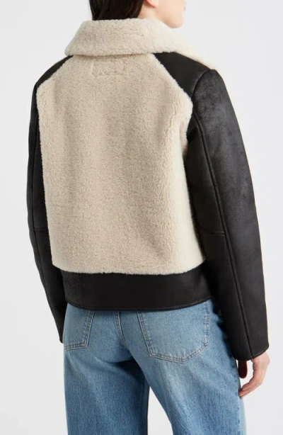 Bernardo Faux Shearling Jacket In Multi