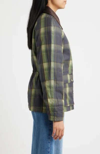 Sam Edelman Plaid Print Jacket In Multi