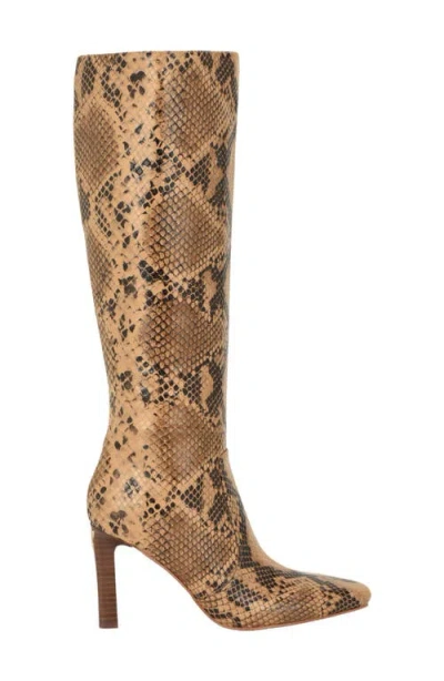 Guess Hartin Knee High Boot In Multi