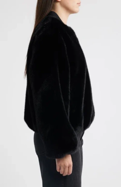 Sam Edelman Reversible Bomber Jacket In Black