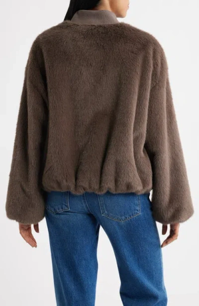 Sam Edelman Reversible Bomber Jacket In Brown