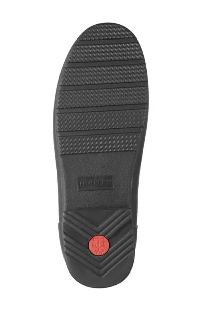 Hunter Refined Quilted Rain Boot In Black