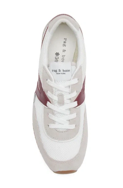 Rag & Bone Retro Trainer Sneaker In White