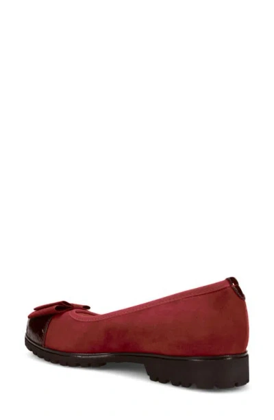 Ron White Ivale Bow Flat In Red