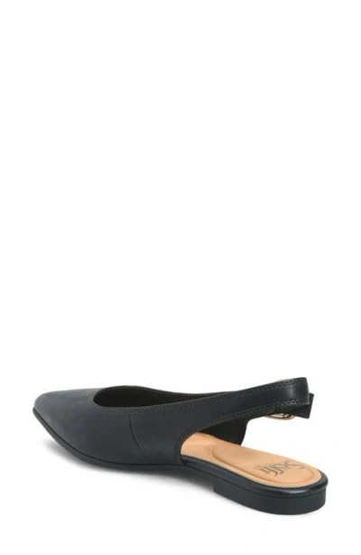 Söfft Marcella Slingback Pointed Toe Pump In Black