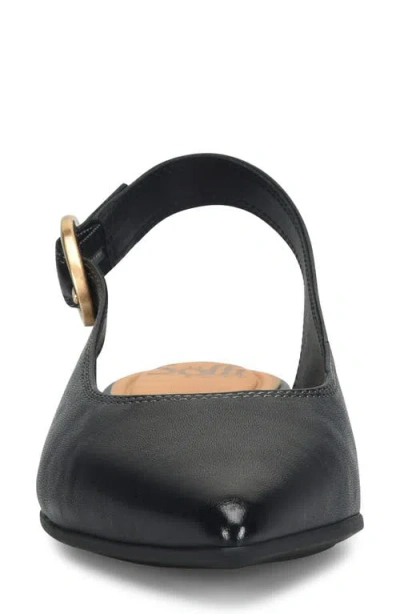 Söfft Marcella Slingback Pointed Toe Pump In Black