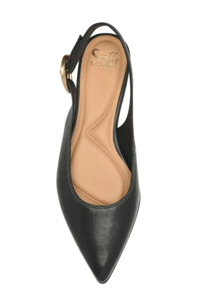 Söfft Marcella Slingback Pointed Toe Pump In Black