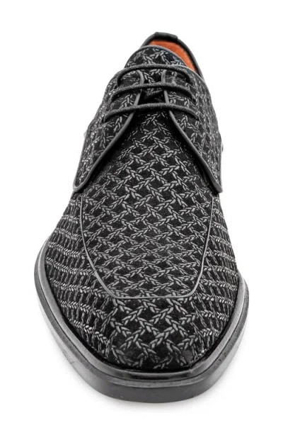 Mezlan Embossed Derby In Black