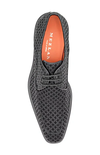 Mezlan Embossed Derby In Black