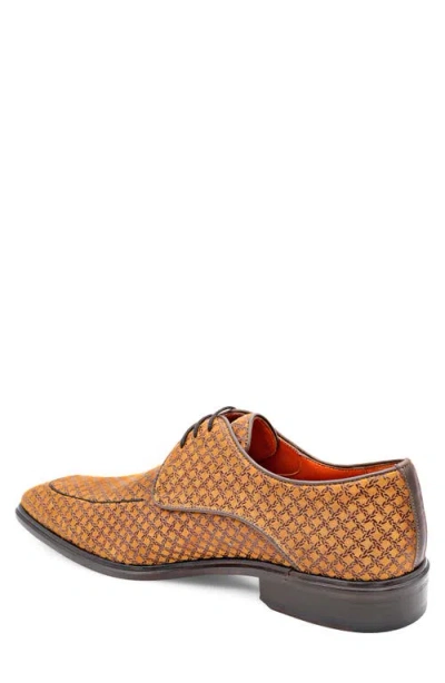 Mezlan Embossed Derby In Brown